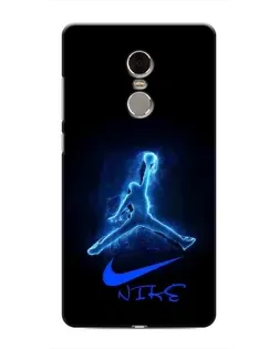 Чохол для Xiaomi Redmi Note 4 з картинкою «Jordan Neon Blue»
