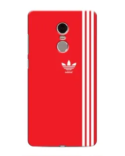 Чехол для Xiaomi Redmi Note 4 с картинкой «Красный минимализм Adidas»
