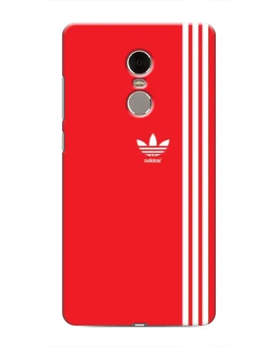 Чехол для Xiaomi Redmi Note 4 с картинкой «Красный минимализм Adidas»