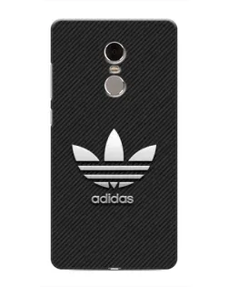 Чехол для Xiaomi Redmi Note 4 с картинкой «Adidas Карбоновая текстура»