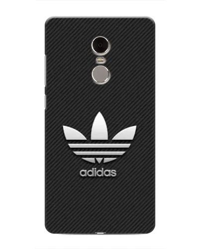 Чехол для Xiaomi Redmi Note 4 с картинкой «Adidas Карбоновая текстура»
