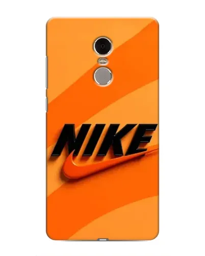 Чехол для Xiaomi Redmi Note 4 с картинкой «Оранжевый драйв Nike»