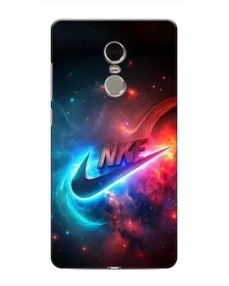 Чехол для Xiaomi Redmi Note 4 с картинкой «Огненный логотип Nike»