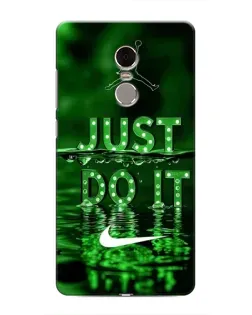 Чехол для Xiaomi Redmi Note 4 с картинкой «Зеленый неоновый Nike»