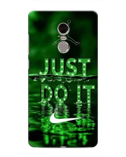 Чехол для Xiaomi Redmi Note 4 с картинкой «Зеленый неоновый Nike»