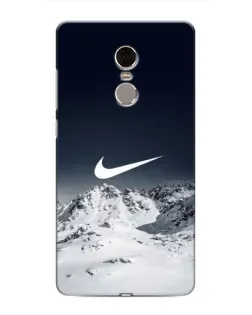 Чехол для Xiaomi Redmi Note 4 с картинкой «Nike — зимние горы»