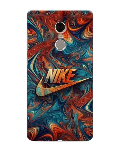 Чехол для Xiaomi Redmi Note 4 с картинкой «Nike в абстракции»