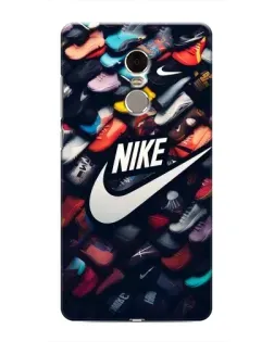 Чехол для Xiaomi Redmi Note 4 с картинкой «Коллекция кроссовок Nike»
