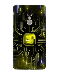 Чехол для Xiaomi Redmi Note 4 с картинкой «Nike — золотая искра»