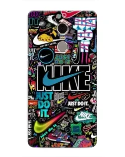 Чехол для Xiaomi Redmi Note 4 с картинкой «Яркий коллаж Nike»