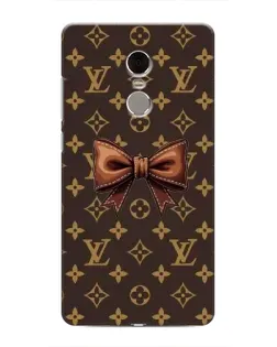 Чехол для Xiaomi Redmi Note 4 с картинкой «LV с бантом»