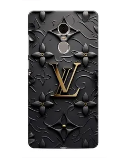 Чехол для Xiaomi Redmi Note 4 с картинкой «Кожаная текстура LV»