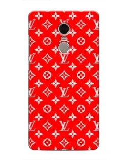 Чехол для Xiaomi Redmi Note 4 с картинкой «Яркий паттерн LV»