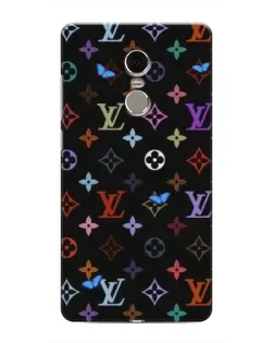 Чехол для Xiaomi Redmi Note 4 с картинкой «Цветная монограмма LV»