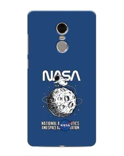 Чехол для Xiaomi Redmi Note 4 с картинкой «NASA — лунная миссия»