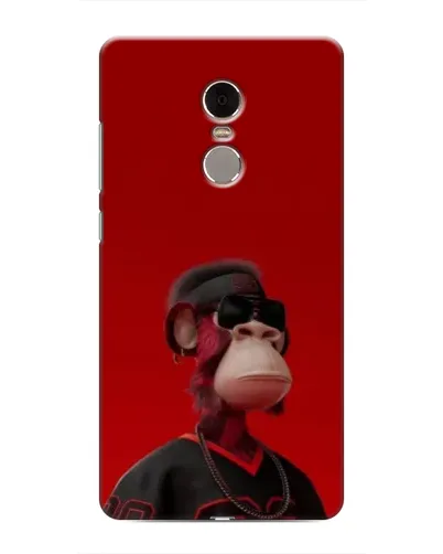 Чехол для Xiaomi Redmi Note 4 с картинкой «Bored Ape в красном» Чехол для Xiaomi Redmi Note 4 с картинкой «Bored Ape в красном»