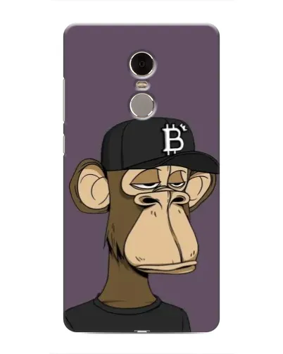 Чехол для Xiaomi Redmi Note 4 с картинкой «Bored Ape в кепке» Чехол для Xiaomi Redmi Note 4 с картинкой «Bored Ape в кепке»