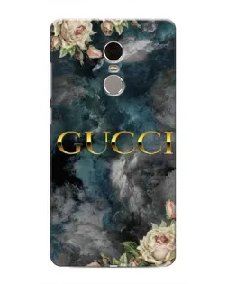 Чехол для Xiaomi Redmi Note 4 с картинкой «Абстрактные цветы Gucci»