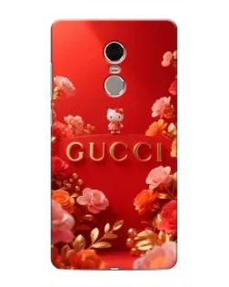 Чехол для Xiaomi Redmi Note 4 с картинкой «Gucci — золотой сад»
