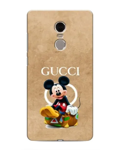 Чехол для Xiaomi Redmi Note 4 с картинкой «Микки Маус Gucci — крафт» Чехол для Xiaomi Redmi Note 4 с картинкой «Микки Маус Gucci — крафт»