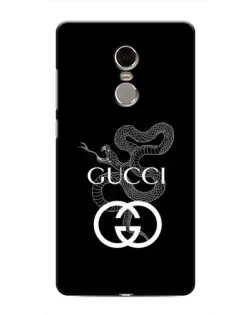 Чехол для Xiaomi Redmi Note 4 с картинкой «Gucci — серебряная змея»