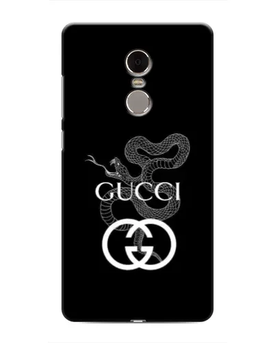 Чехол для Xiaomi Redmi Note 4 с картинкой «Gucci — серебряная змея» Чехол для Xiaomi Redmi Note 4 с картинкой «Gucci — серебряная змея»