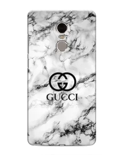 Чехол для Xiaomi Redmi Note 4 с картинкой «Gucci — мраморный шик»
