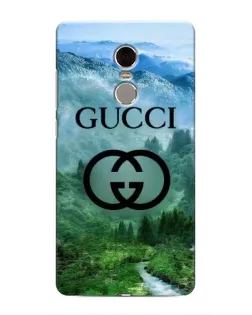 Чехол для Xiaomi Redmi Note 4 с картинкой «Gucci — горный пейзаж»
