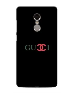 Чехол для Xiaomi Redmi Note 4 с картинкой «Gucci — красный градиент»