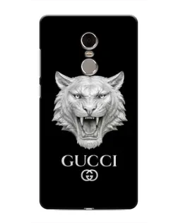 Чехол для Xiaomi Redmi Note 4 с картинкой «Gucci — серебряный лев»