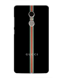Чехол для Xiaomi Redmi Note 4 с картинкой «Gucci — строгая линия»