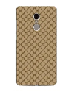 Чехол для Xiaomi Redmi Note 4 с картинкой «Gucci — классический беж»