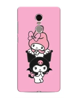 Чехол для Xiaomi Redmi Note 4 с картинкой «My Melody и Kuromi» Чехол для Xiaomi Redmi Note 4 с картинкой «My Melody и Kuromi»