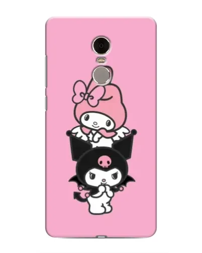 Чехол для Xiaomi Redmi Note 4 с картинкой «My Melody и Kuromi»