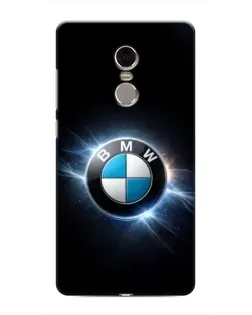 Чохол для Xiaomi Redmi Note 4 з картинкою «BMW — неонове сяйво»
