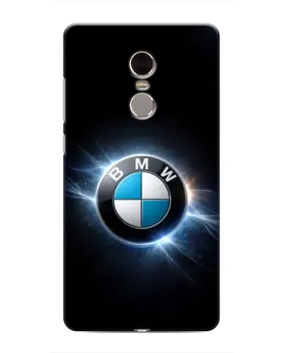 Чохол для Xiaomi Redmi Note 4 з картинкою «BMW — неонове сяйво»