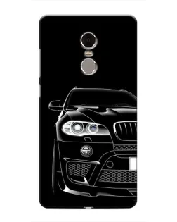 Чохол для Xiaomi Redmi Note 4 з картинкою «Темний силует BMW»