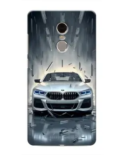 Чохол для Xiaomi Redmi Note 4 з картинкою «BMW у світлі фар»