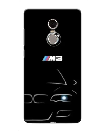 Чохол для Xiaomi Redmi Note 4 з картинкою «Мінімалістичний принт BMW M3»