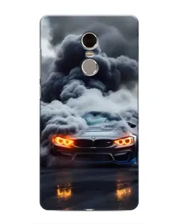 Чохол для Xiaomi Redmi Note 4 з картинкою «BMW у диму»