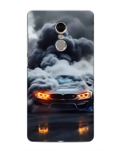 Чохол для Xiaomi Redmi Note 4 з картинкою «BMW у диму»