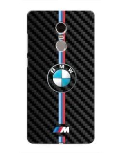 Чохол для Xiaomi Redmi Note 4 з картинкою «Емблема BMW та карбон»