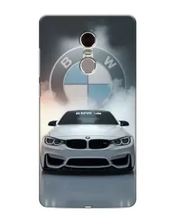 Чехол для Xiaomi Redmi Note 4 с картинкой «BMW в белом дыму»
