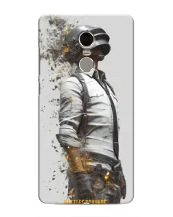 Чехол для Xiaomi Redmi Note 4 с картинкой «PUBG — боец в пыли»