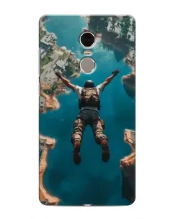 Чехол для Xiaomi Redmi Note 4 с картинкой «PUBG — свободное падение»