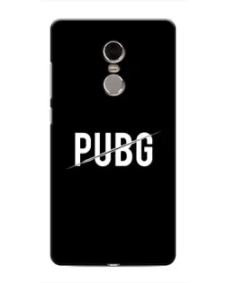 Чехол для Xiaomi Redmi Note 4 с картинкой «PUBG — белый логотип»