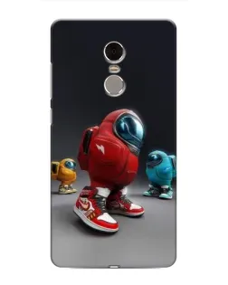 Чехол для Xiaomi Redmi Note 4 с картинкой «Among Us — 3D стиль»
