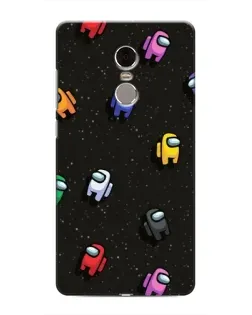 Чехол для Xiaomi Redmi Note 4 с картинкой «Космический паттерн Among Us»