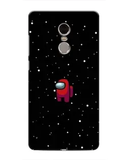 Чехол для Xiaomi Redmi Note 4 с картинкой «Красный Among Us»