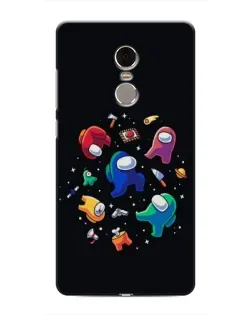 Чехол для Xiaomi Redmi Note 4 с картинкой «Among Us космос»